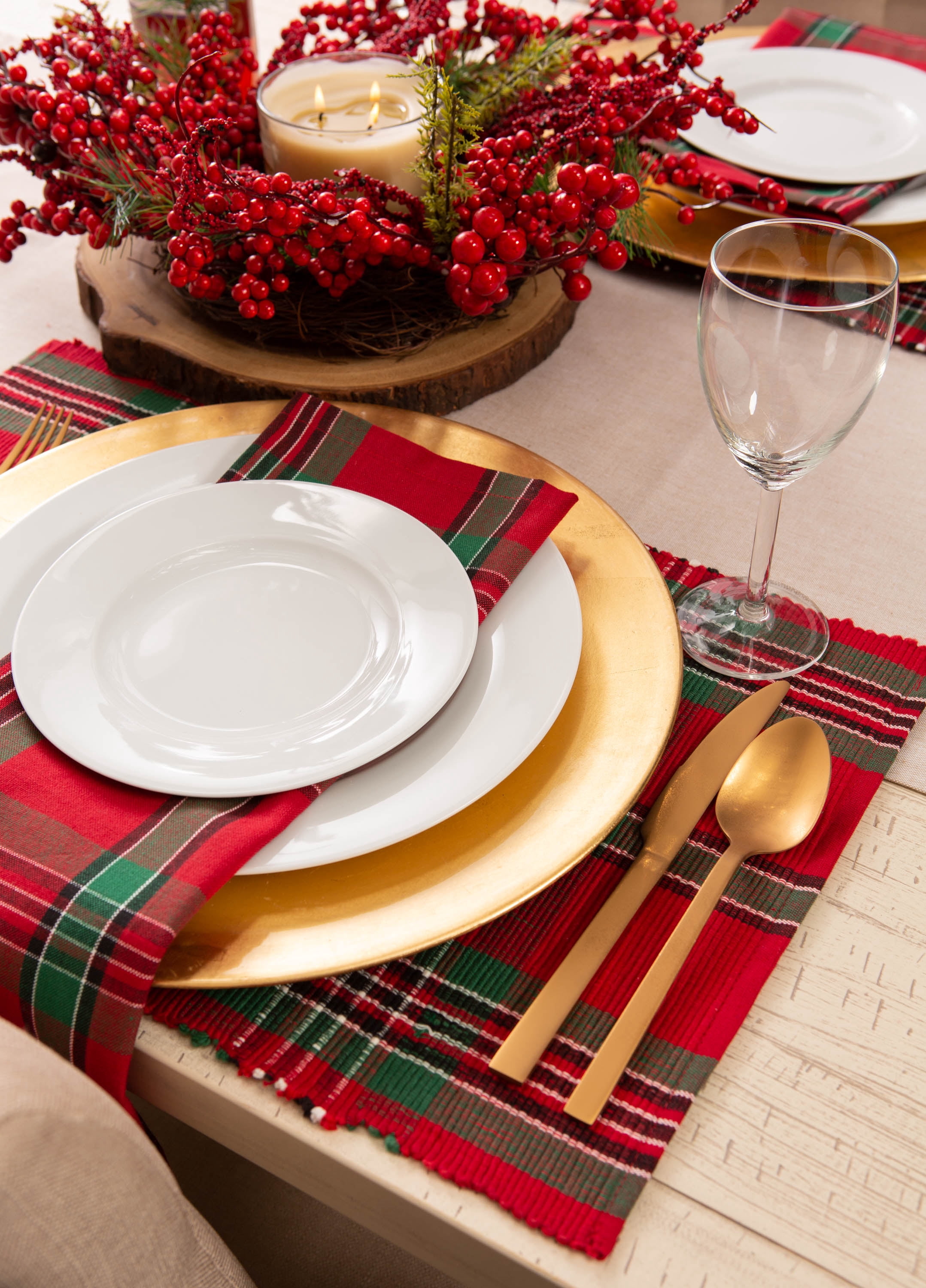 Holiday Plaid Placemat (Set of 6)