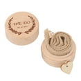 thumbnail image 2 of Wooden Ring Box, Wooden Jewellery Box Fashion Small Rustic Style  For Valentine Day For Earrings For Ring For Wedding For Proposal, 2 of 8
