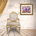 thumbnail image 3 of Lafrate, Sandra 32x26 Gold Ornate Wood Framed with Double Matting Museum Art Print Titled - Iris Details II, 3 of 4
