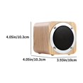 thumbnail image 3 of Portable Bluetooth Speaker with FM Radio, 8W Stereo Sound, 10-Hour Playtime, TF Card & AUX Input - Khaki, 1800mAh Battery, 10m Wireless Range, Compact 4.1x4.1x3.9in Design, 3 of 9
