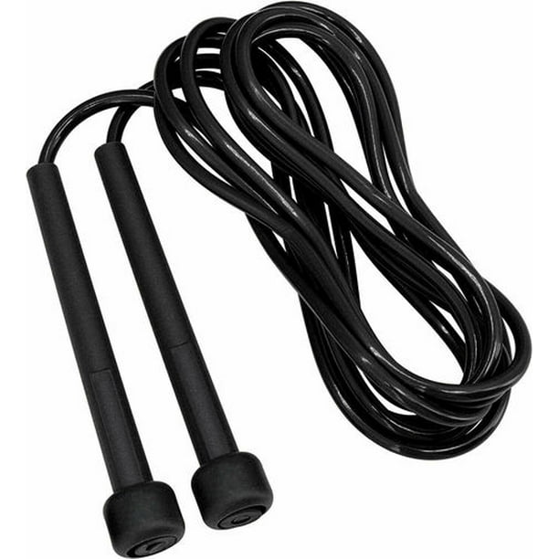 LIWEI Small handle Rubber jump rope black 
