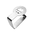thumbnail image 1 of TIELUTT Thickened Stainless Steel Tablecloth Clip Tablecloth Clip Tablecloth Key Hanger Utility Room Organizer Coat Rack Bathroom Hanger for Shower Rod Hat Boxes for Women Storage Large round Drill H, 1 of 2
