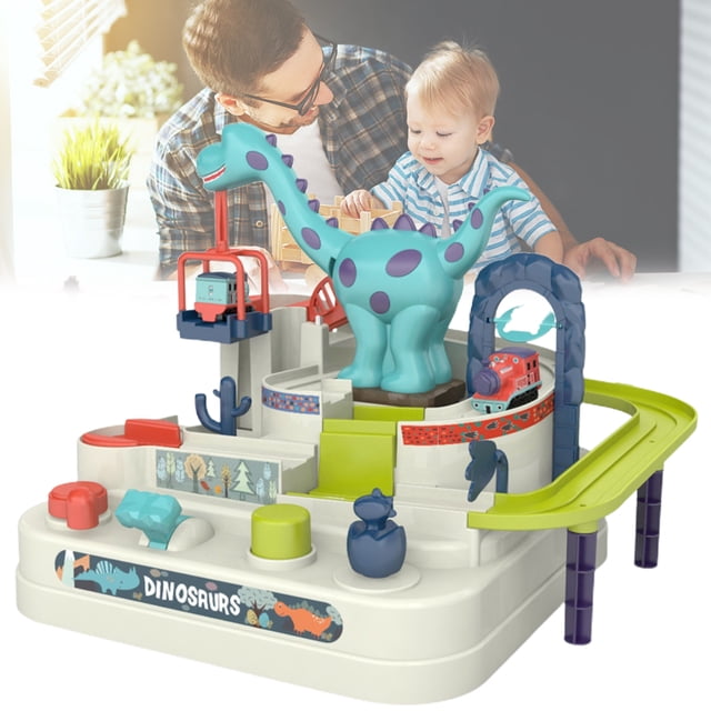 Juego De Aventura De Coches, Juguetes Educativos De Carreras, Divertido Juguete De Seguridad Para Niños, Modelo De Coche De Carreras, Juguete De Carreras Interactivo Para Padres E Hijos Yuarrent FN006579-00