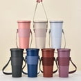 thumbnail image 3 of Ludlz Beverage Cup Bag with Handle Easy to Carry Insulated Milk Tea Beverage Cup Bag Daily Use, 3 of 8