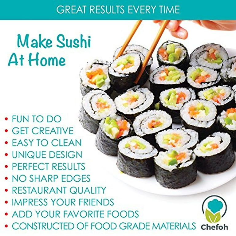 Lékué - Homemade sushi IS possible and easy with the #Lekue Quinoa & Rice  Cooker and Makisu Sushi Mat! The platinum silicone sushi mat is way more  hygienic than a traditional bamboo