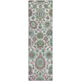 thumbnail image 2 of Addison Rugs Mayfield Premium Machine Washable Traditional Global Mint Runner Rug, 2'3" x 7'6", 2 of 6