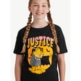 thumbnail image 3 of Girls Garfield X Justice Oversized Tee, Sizes XS - XLP, 3 of 6