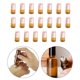 thumbnail image 4 of 20 Piezas de Botellas de Bolas Rodantes de Vidrio Ámbar Vacías perfecl Tamaño de Viaje 1ml, 4 of 8