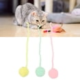 thumbnail image 2 of Cat Plush Ball, 3Pcs Attract Cats Attention Interactive Cat Toys Scratch  Lightweight Safe  For Playing, 2 of 7