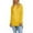 Yellow, variant on EDFBUYKRS Women's and Women's Plus V Neck Tunic Sweatshirt with Long Sleeves, Sizes Xxl