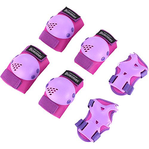 BOSONER Kids/Youth Knee Pad Elbow Pads Guards Protective Gear Set for  Roller Skates Cycling BMX Bike Skateboard Inline Skatings Scooter Riding  Sports, Wrist Guards Toddler for Multi-Sports Size Small - Walmart.com