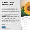 thumbnail image 6 of Sunflowers | 2025 12x24" (Hanging) Wall Calendar | Plato, 6 of 9