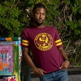 thumbnail image 4 of Dancing Elk Condors Halloween Costume, Cosplay, Striped Sleeves T-Shirt, Men's & Women's, 4 of 5