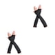 thumbnail image 4 of Matsuzay 1 par de guantes sin dedos para niña, estilo simple, guantes de punto cómodos, para tejer manualidades, cubiertas para brazos para niñas, Type2 NO2 Matsuzay CBP207920, 4 of 6