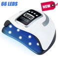thumbnail image 2 of 280W lampara led para uñas,Lámpara UV LED para secado de uñas, secador de esmalte de uñas con Sensor inteligente, máquina de manicura de cabina, 66LED, 2 of 4