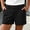 Black, variant on Women's High Waist Shorts Classic Chino Style with Functional Pockets Breathable Casual Shorts for Everyday office Wear Army Green XL(XL)