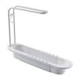 thumbnail image 1 of Sink Drain Rack,Sink Drain Rack Telescopic Dish Cloth Hanger Organizer Sink Sponge Storage Drain Basket Rack Rapid Response, 1 of 12