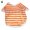 Orange, variant on Manunclaims Dog Shirt Striped Dog T-Shirts Pet Stretchy Clothes Puppy Short Sleeves Shirts Cat Tank for Small Dogs