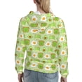 thumbnail image 7 of Xecao Avocado And Toast Pattern Hoodies for Women Sweatshirts Long Sleeve Sweatshirts Pullover Outfits with Pocket-Medium, 7 of 7