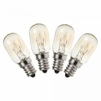 HIBIBUD Refrigerator Bulb 4PCS 10W Refrigerator Bulb E12S Base Replacement Fridge Light Range Hood Bulb