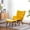 Yellow, variant on Polyester Fabric - Diamond Tufting - Primary Living Space - Fashionable Furniture Ensemble
