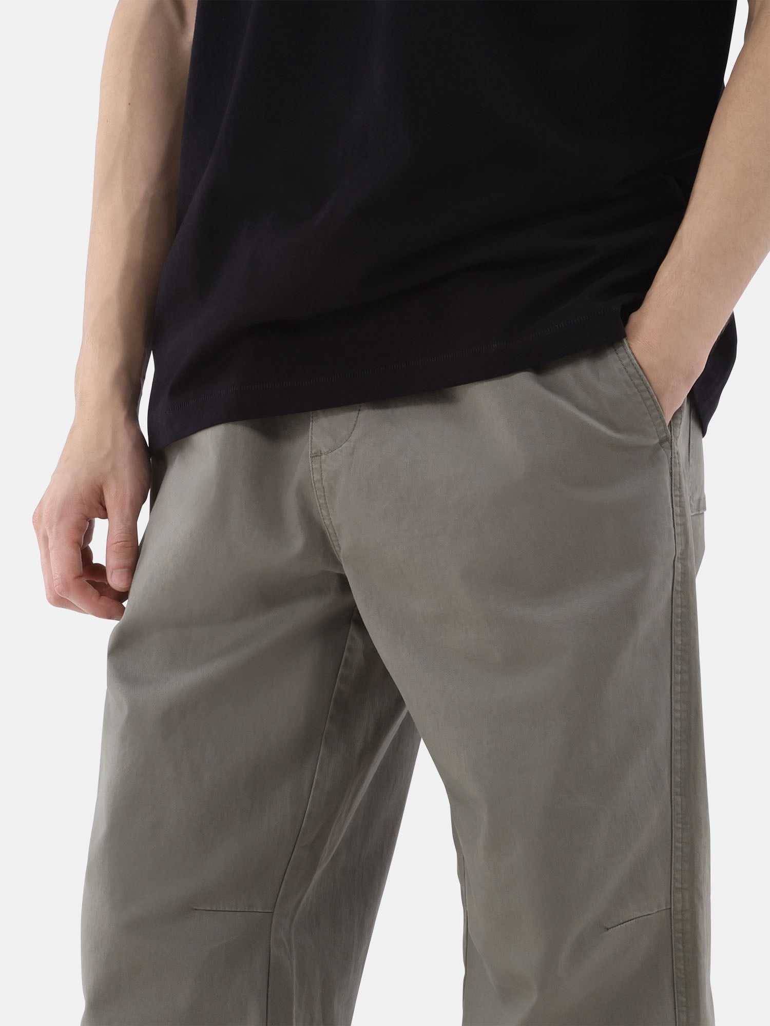 No Boundaries Men's and Big Men's Cotton Blend Twill Jogger Pants, Sizes XS-3XL