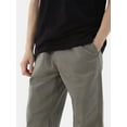 thumbnail image 5 of No Boundaries Men's and Big Men's Cotton Blend Twill Jogger Pants, Sizes XS-3XL, 5 of 6