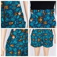 thumbnail image 4 of African Short Pants for Women Strench Waist with Pocket Buttons African Lady Clothing kg1218, 4 of 5