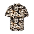 thumbnail image 3 of Goofa Retro Hydrangeas Hawaiian Shirt for Men, Unisex Summer Beach Casual Short Sleeve Button Down Shirts,Aloha Tropical Floral print shirt-Large, 3 of 9