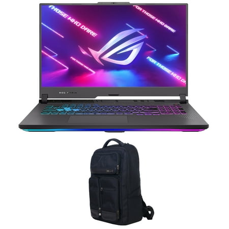 ASUS ROG Strix G17 G713 Gaming/Entertainment Laptop (AMD Ryzen 9 7945HX 16-Core, 17.3in 240Hz 2K Quad HD (2560x1440), GeForce RTX 4070, Win 11 Pro) with Atlas Backpack