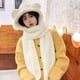 thumbnail image 4 of Qarigey Bufanda con capucha cálida de aplicación amplia de algodón para mujer Manténgase elegante y abrigado dondequiera que vaya Sombreros gris, 4 of 6