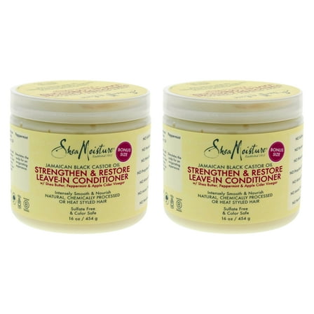 Jamaican Black Castor Oil Reparative Leave-In Conditioner by Shea Moisture for Unisex - 16 oz Condit