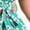 Circle Green, variant on V Neck Floral Maxi Dress High Waisted Short Sleeve Summer Dress Elegant Commuting Long Skirt Polyester Printed Plus Size