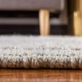 thumbnail image 4 of Unique Loom Tapis de Jute Massif, Transitionnel, Bohème, Collection 6 x 9 Pieds, Ivoire, 4 of 5