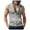 Light Gray, variant on Mens Hooded Cardigan Zip Sweatshirt Sleeveless Casual Vest Sports Jacket Men