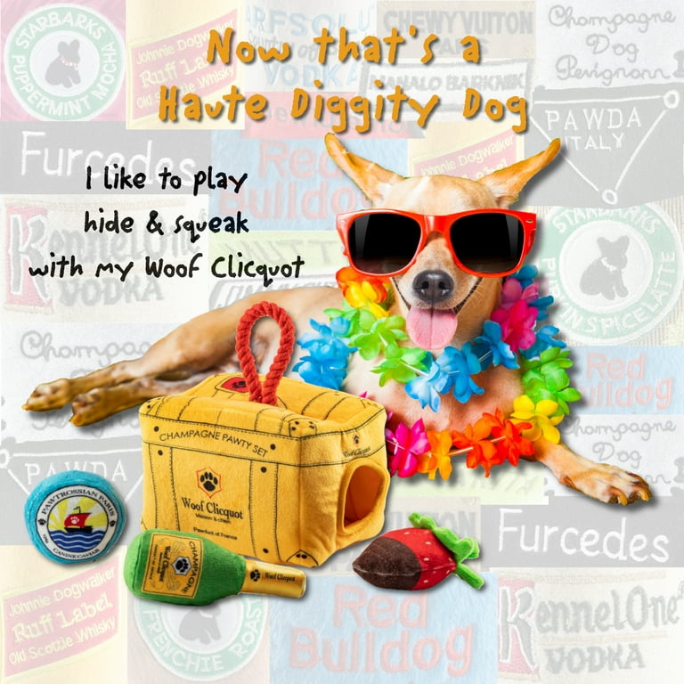 Haute Diggity Dog Durable Hide and Seek Puzzles  Parody Plush Interactive  Toys for Small, Medium and Large Dogs - Best Dog Toys to Keep Them Busy 