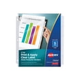 thumbnail image 1 of Avery IndexMaker Easy Peel - Divider - 5 parts - tabbed - clear, 1 of 3