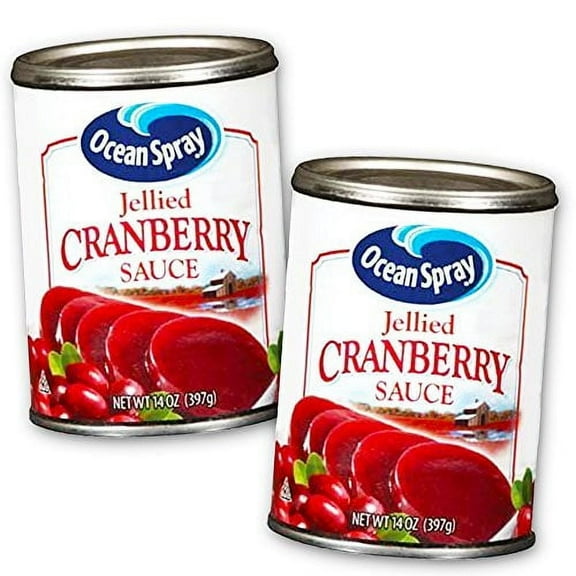 (2 pack) Ocean Spray Jellied Cranberry Sauce, 14 oz