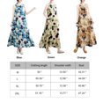 thumbnail image 3 of Vestido de Algodón Unbranded Vestido Bohemia Femenina Ajustada Floral Verano Mujer M L XL XXL, 3 of 6