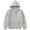 Light Gray, variant on CAICJ98 Kids Soft Brushed Fleece Hooded Sweatshirt Kids Toddler Zip Up Hoodie for Boys or Girls Blue,2-3 Years