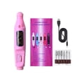 thumbnail image 2 of Vogacara Herramientas Nall, durabilidad inigualable para entusiastas de las uñas, máquina portátil para mejorar las uñas, taladro, pluma de Juegos de manicura  versión mejorada USB rosa, 2 of 6