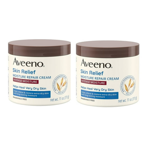 Aveeno Skin Relief Intense Moisture Repair Body Cream 11 oz - 2 Pack