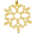 thumbnail image 1 of Guirnalda de luces LED con forma de pentagrama y copo de nieve para porche, cafetería, exterior e interior. Amarillo, 1 of 9