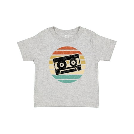 

Inktastic Vintage Cassette Tape Silhouette Gift Toddler Boy or Toddler Girl T-Shirt