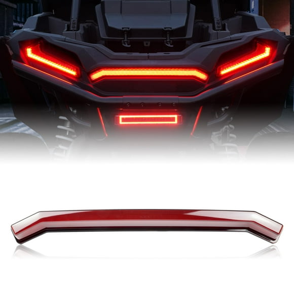 SAUTVS UTV Feu Arrière Centre Accent Lampe Feu Arrière Remplacement OEM pour Polaris RZR XP 1000 Turbo Sportsman 1000 XP 2019 2020 2021 2022 2023 Accessoires (Rouge Remplacer 2413431)
