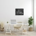 thumbnail image 2 of Stupell Industries Monotone Black and White Motorcycle Sketch Jet Black Framed Floating Canvas Wall Art, 16x20, by Ethan Harper, 2 of 6