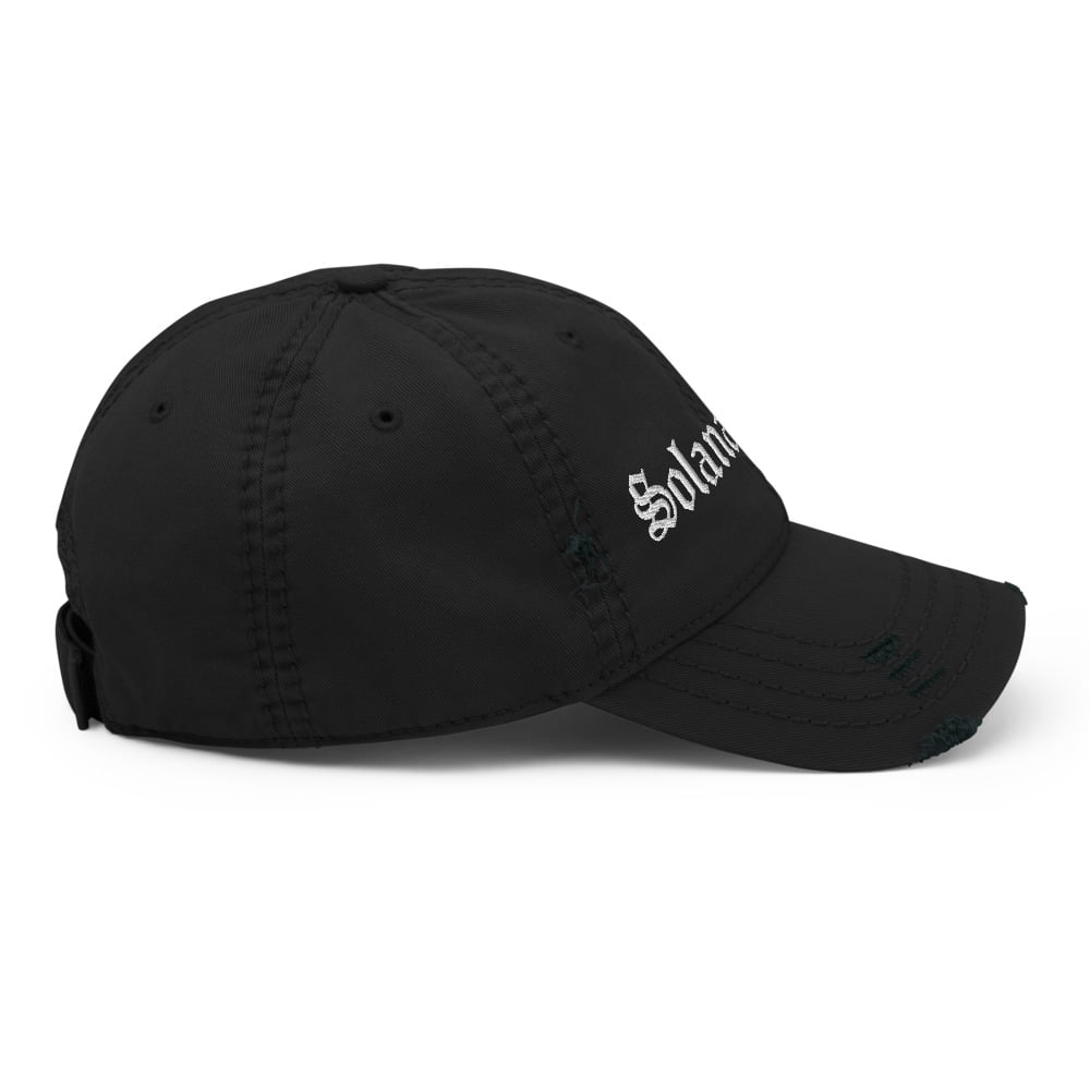 Solana Beach Distressed Dad Hat (Black) - Walmart.com