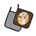 thumbnail image 2 of Carolines Treasures 7031PTHD Ibizan Hound Pair of Pot Holders , 7.5HX7.5W, multicolor, 2 of 3