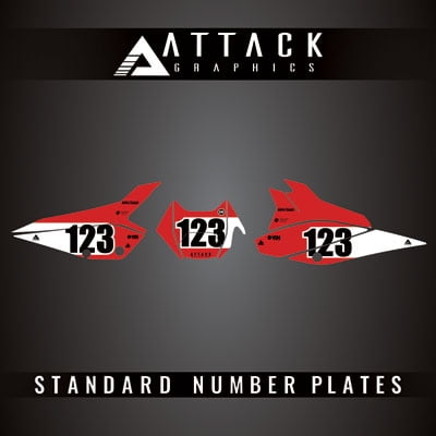Attack Graphics Pro Series Number Plate Backgrounds for Beta 300 Xtrainer 2023