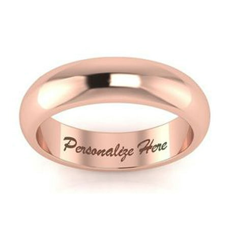 14k Rose Gold 5mm Laens Wedding Band Size 11 Free 14k Rose Gold 5mm Laens Wedding Band Size 11 Free Engraving